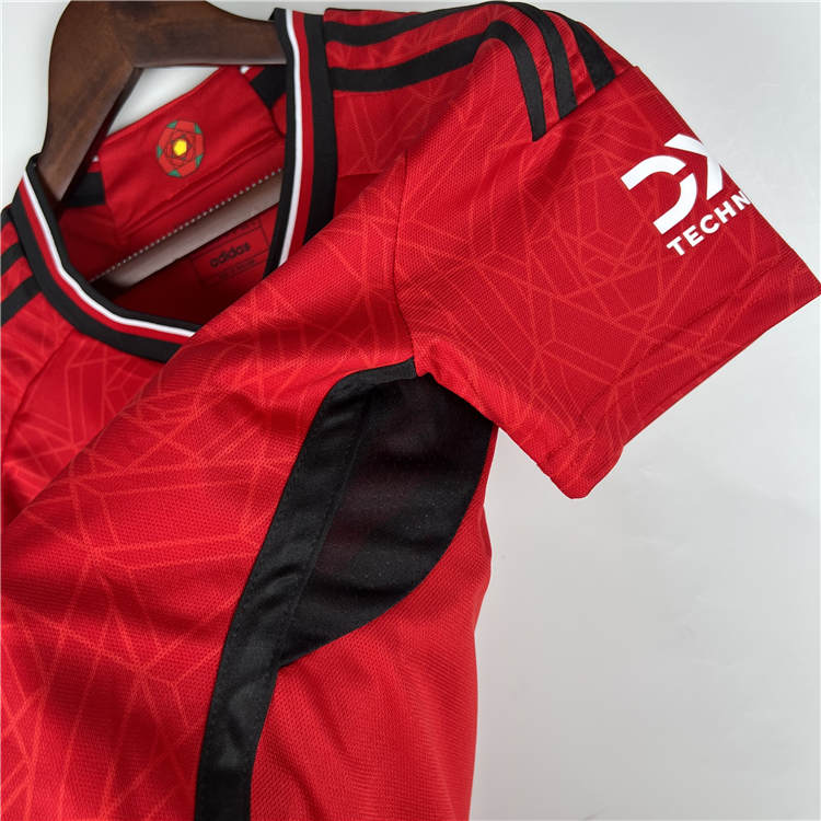 Manchester United 23/24 Home Kit Women's Soccer Jersey - Click Image to Close